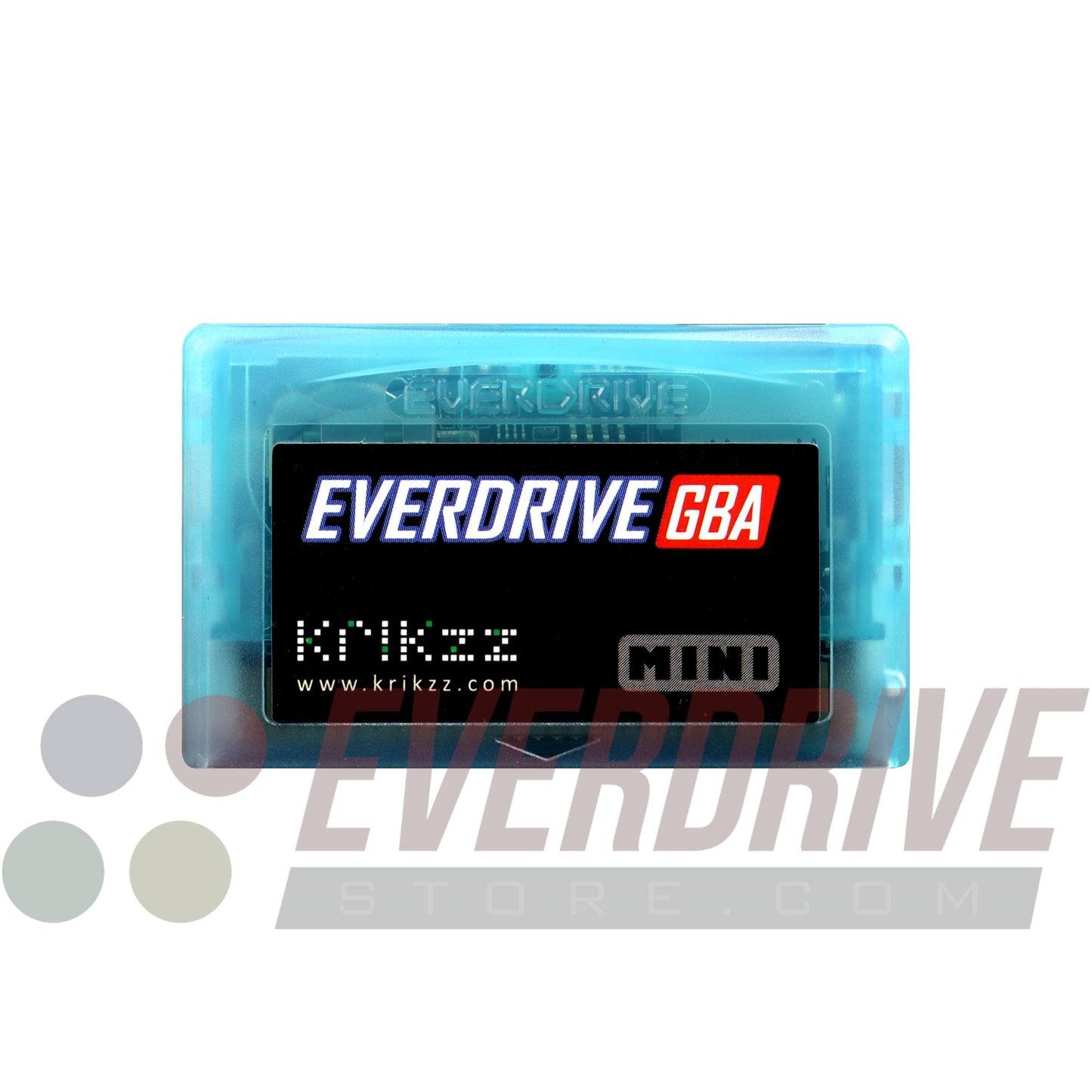 Everdrive GBA Mini - Frosted Turquoise by Krikzz for GBA