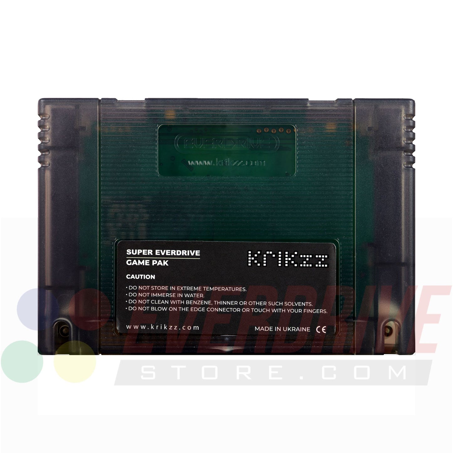 Super Everdrive X6 DSP - Frosted Black by Krikzz for SNES or Super Famicom