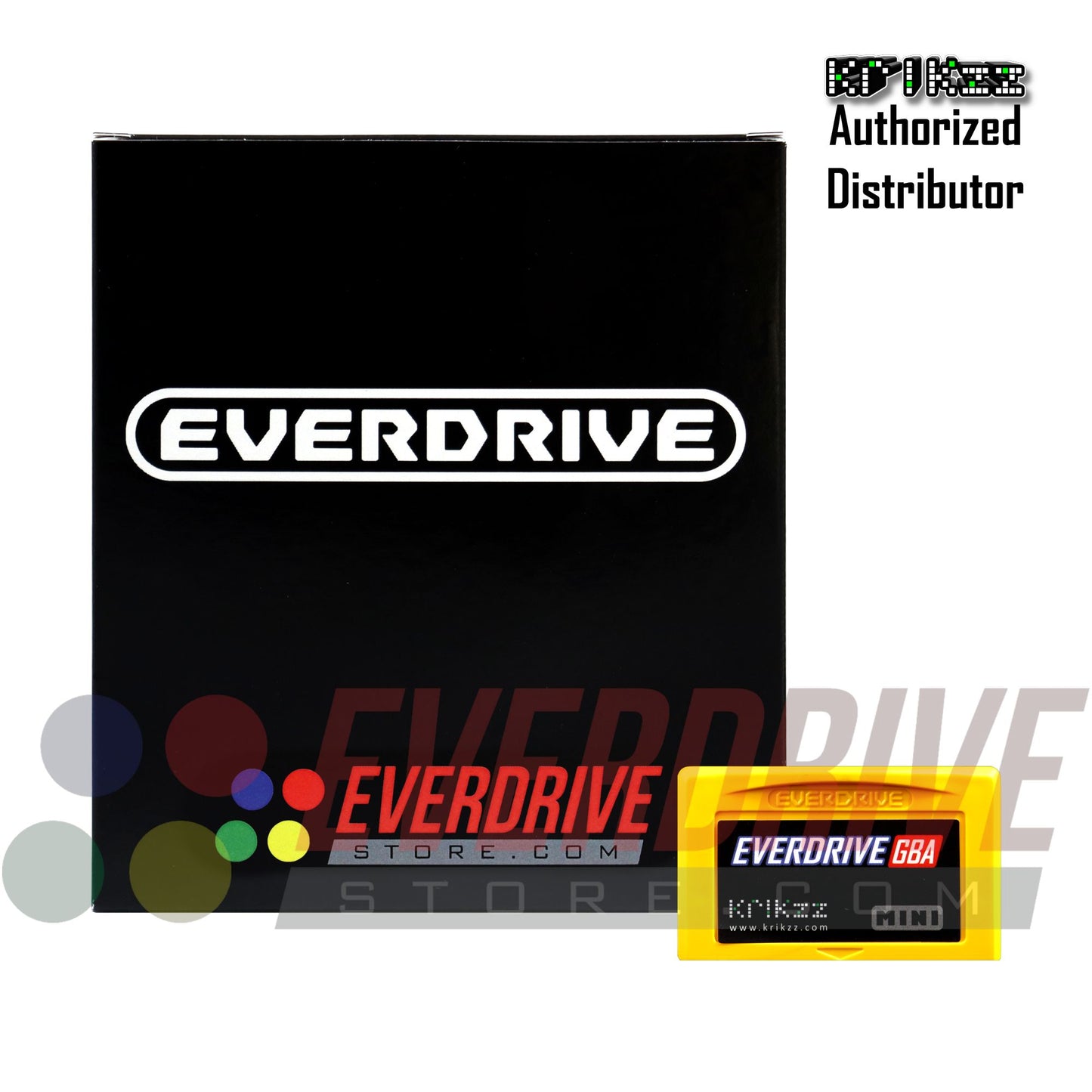 Everdrive GBA Mini - Yellow by Krikzz for GBA