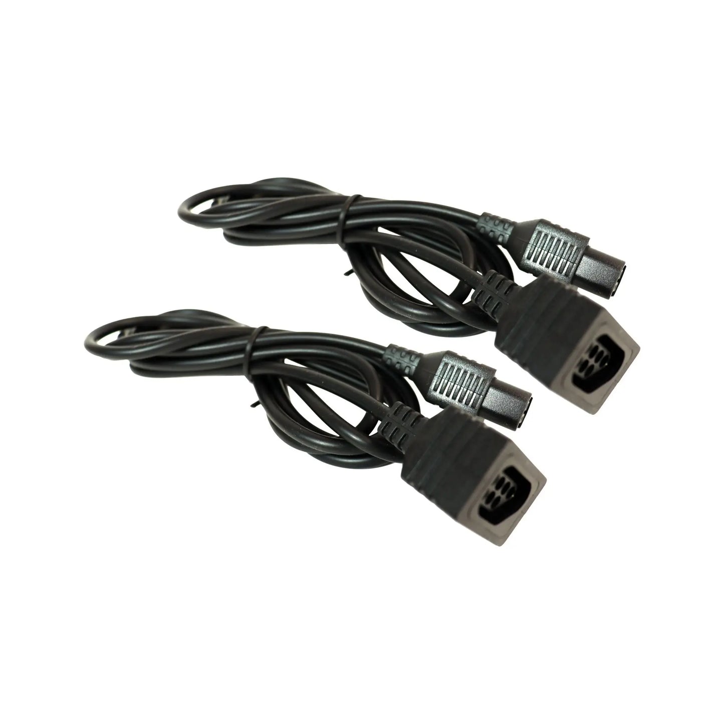 Controller Extension Cord 6 Feet x2 - Black for NES pqt of 2 Generic