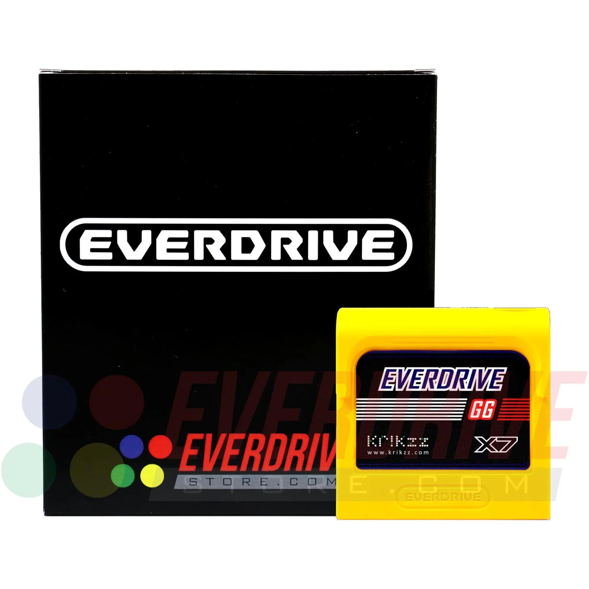 Everdrive GG X7 - Yellow by Krikzz for Game Gear Krikzz