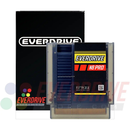 Everdrive N8 Pro - Frosted Black by Krikzz for NES Krikzz