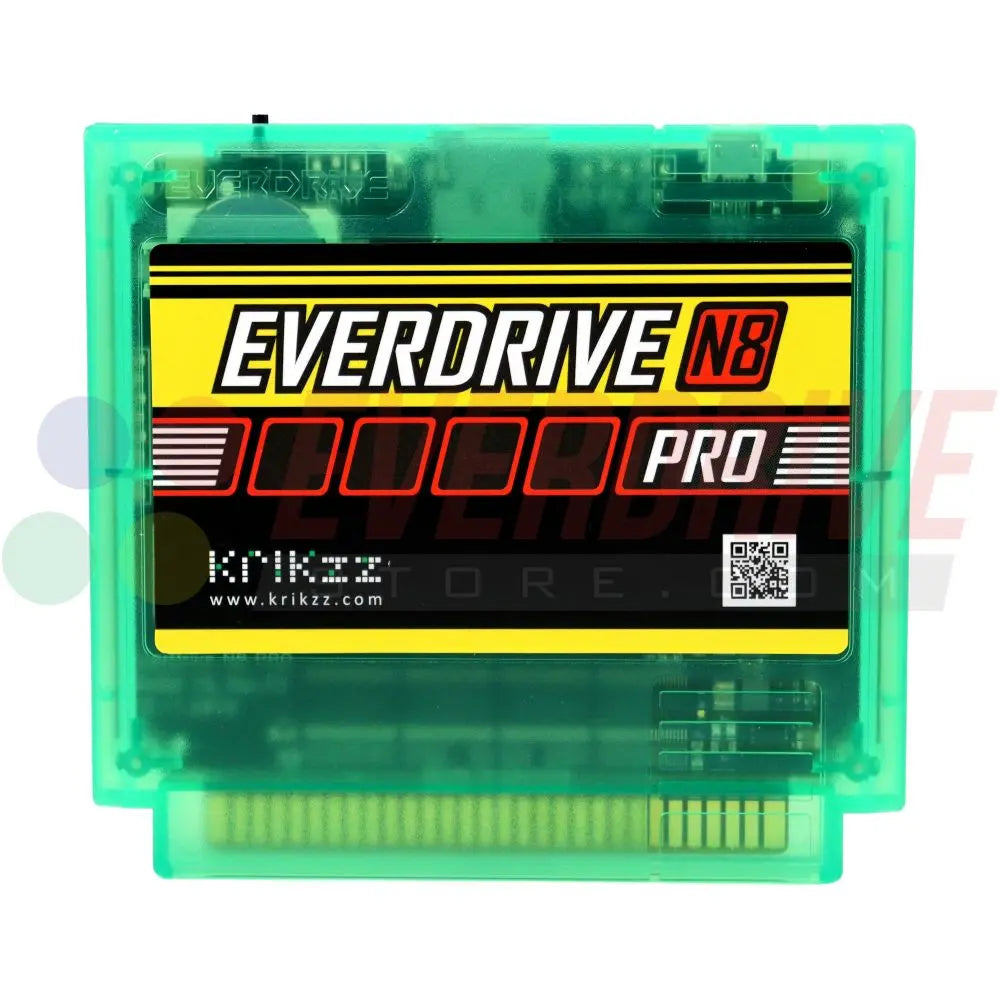 Everdrive N8 Pro - Frosted Green by Krikzz for Famicom Krikzz