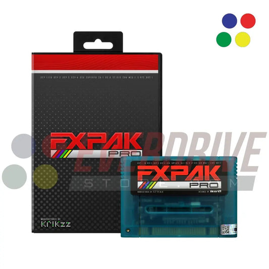 FXPAK Pro - Frosted Turquoise by Krikzz for SNES or Super Famicom Krikzz