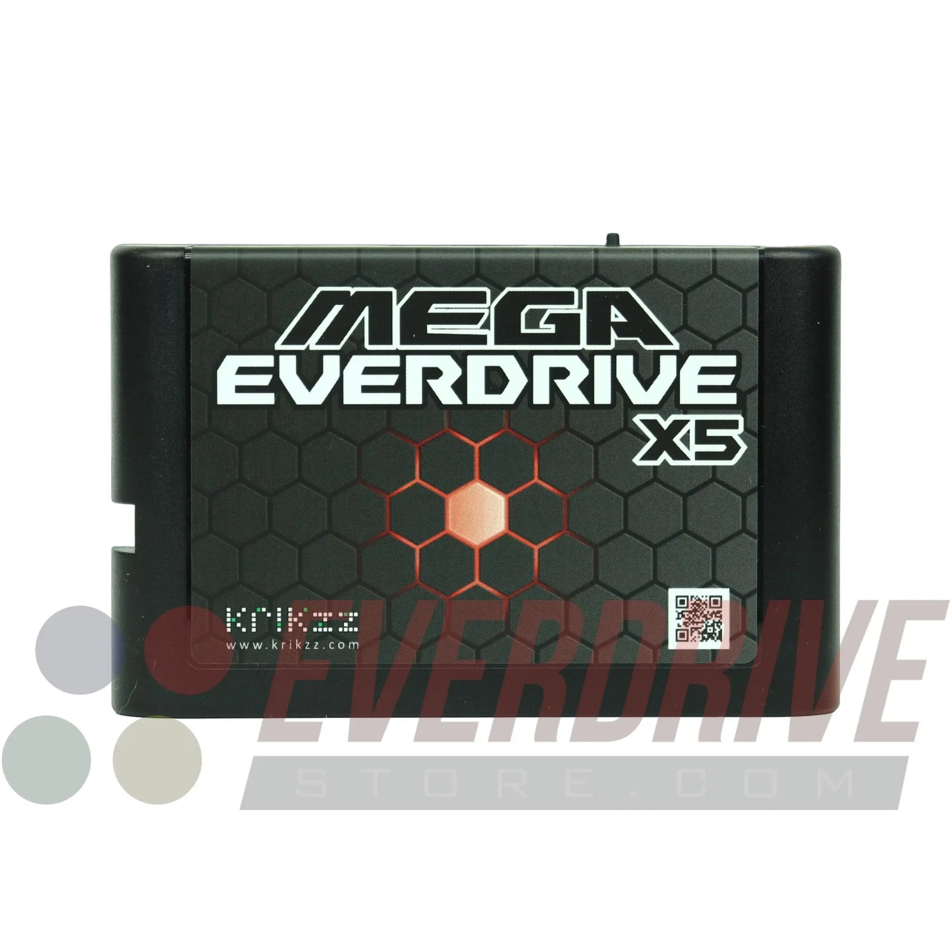 Mega Everdrive X5 - Frosted Black by Krikzz for Genesis or Mega drive KRIKzz