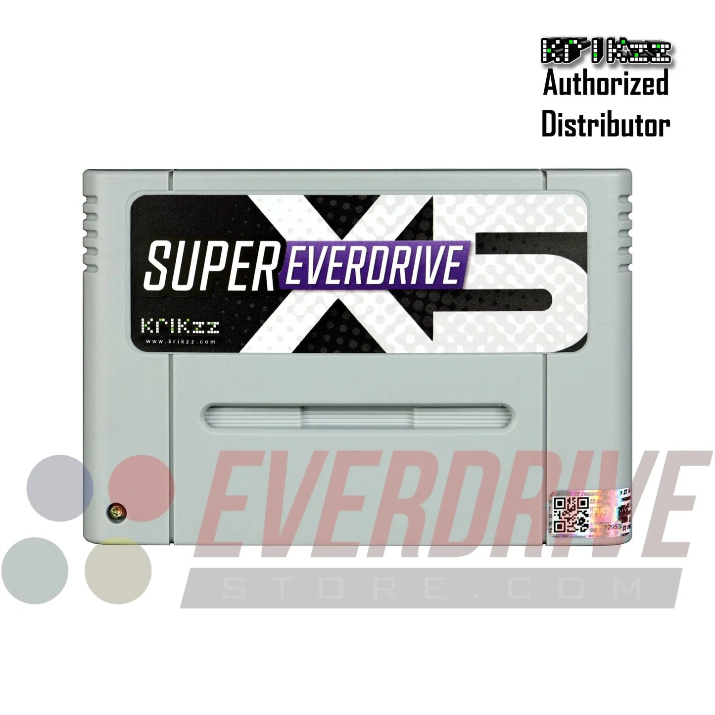 Super Everdrive X5 - Gray by Krikzz for SNES or Super Famicom Krikzz