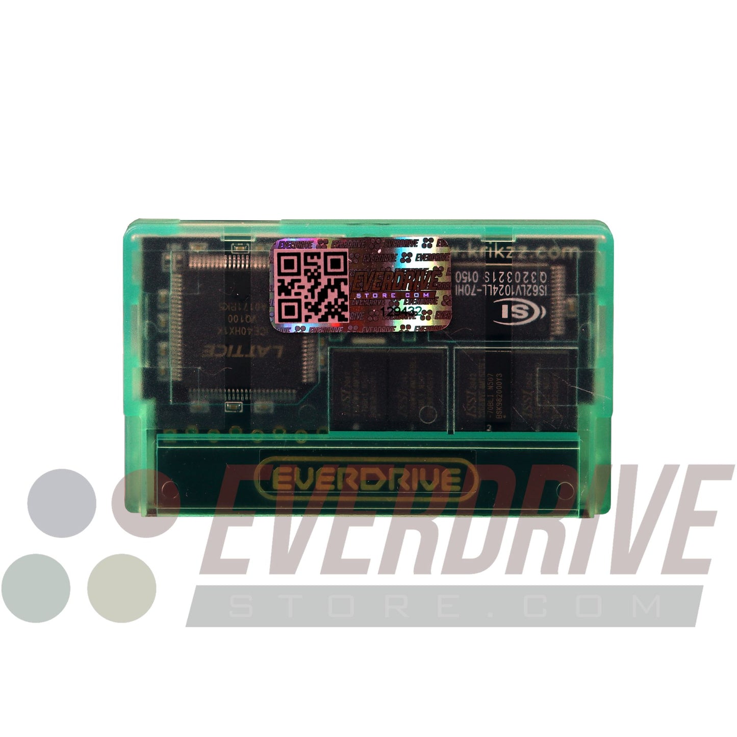 Everdrive GBA Mini - Frosted Green by Krikzz for GBA