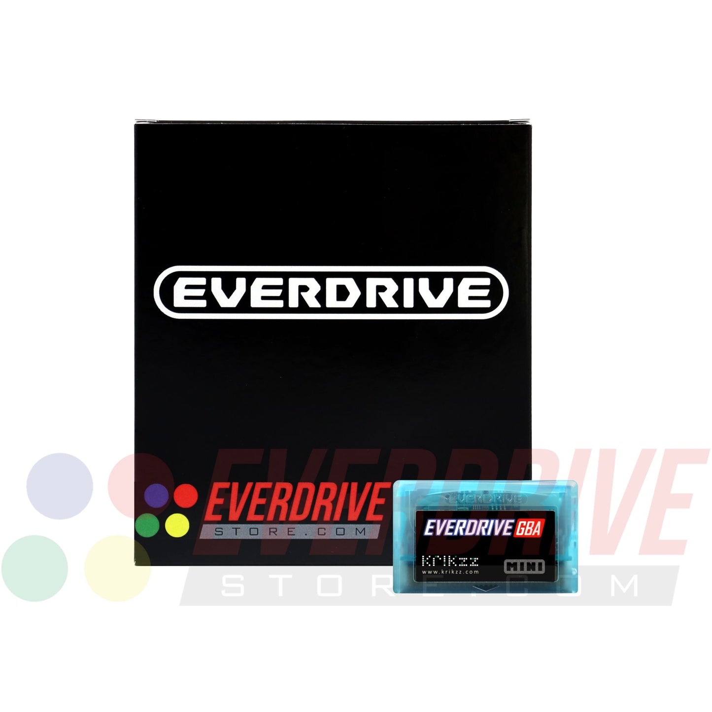 Everdrive GBA Mini - Frosted Turquoise by Krikzz for GBA