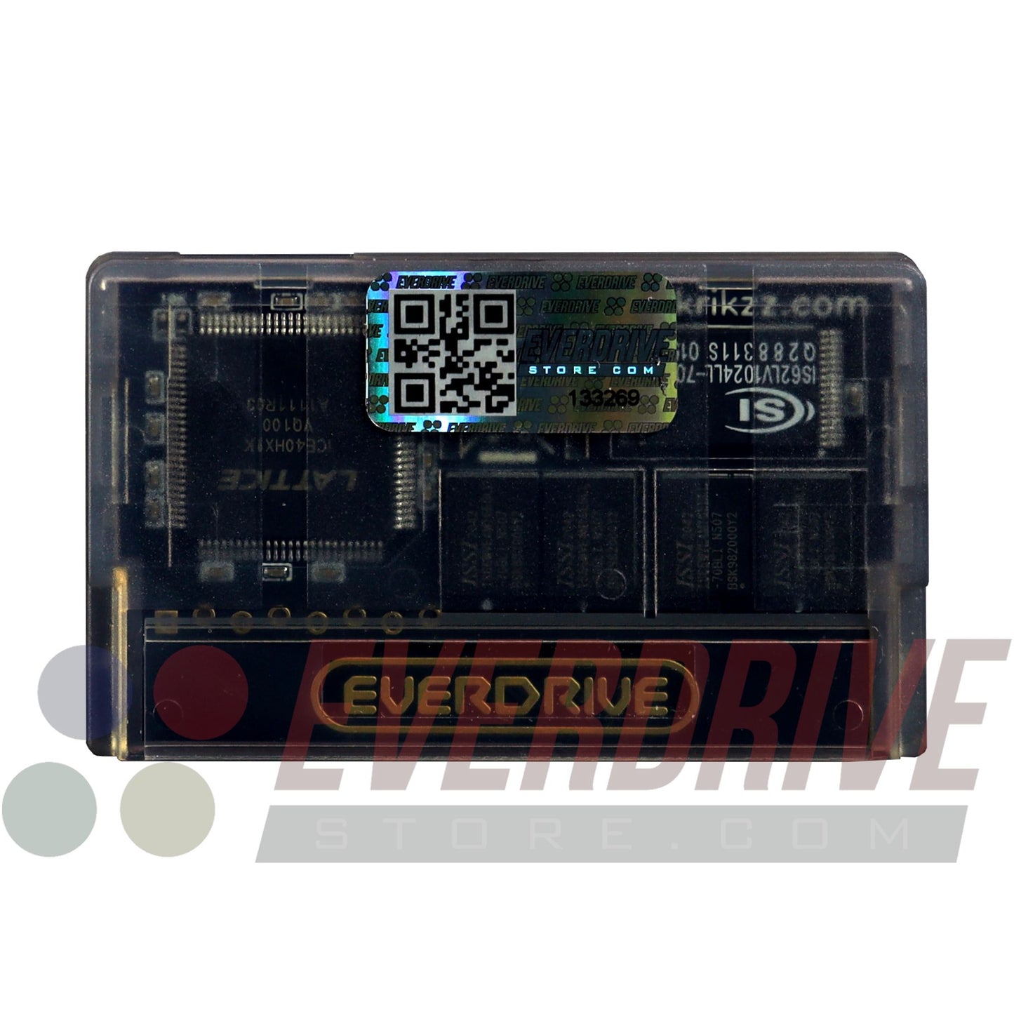 Everdrive GBA Mini - Frosted Black by Krikzz for GBA