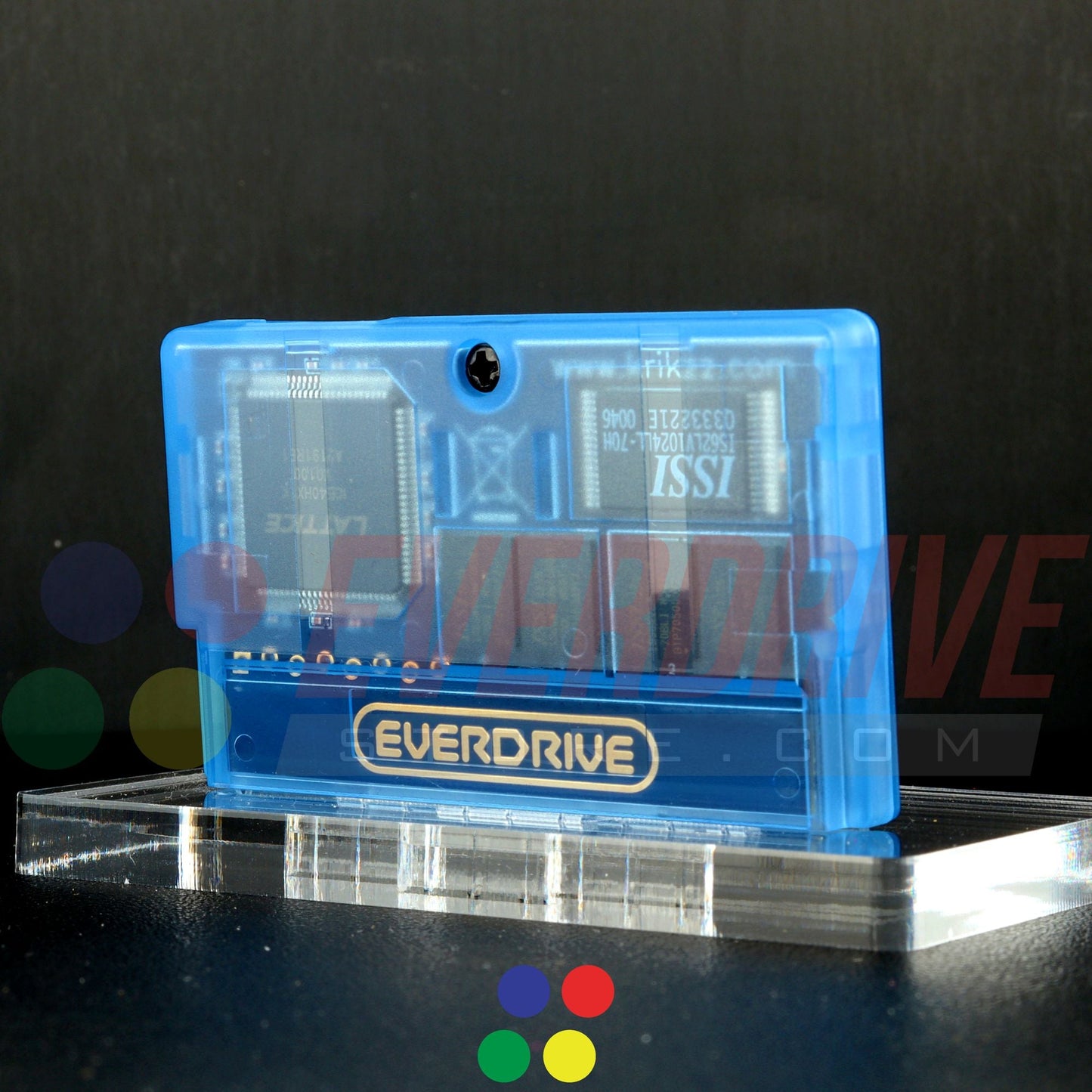 Everdrive GBA Mini - Frosted Blue