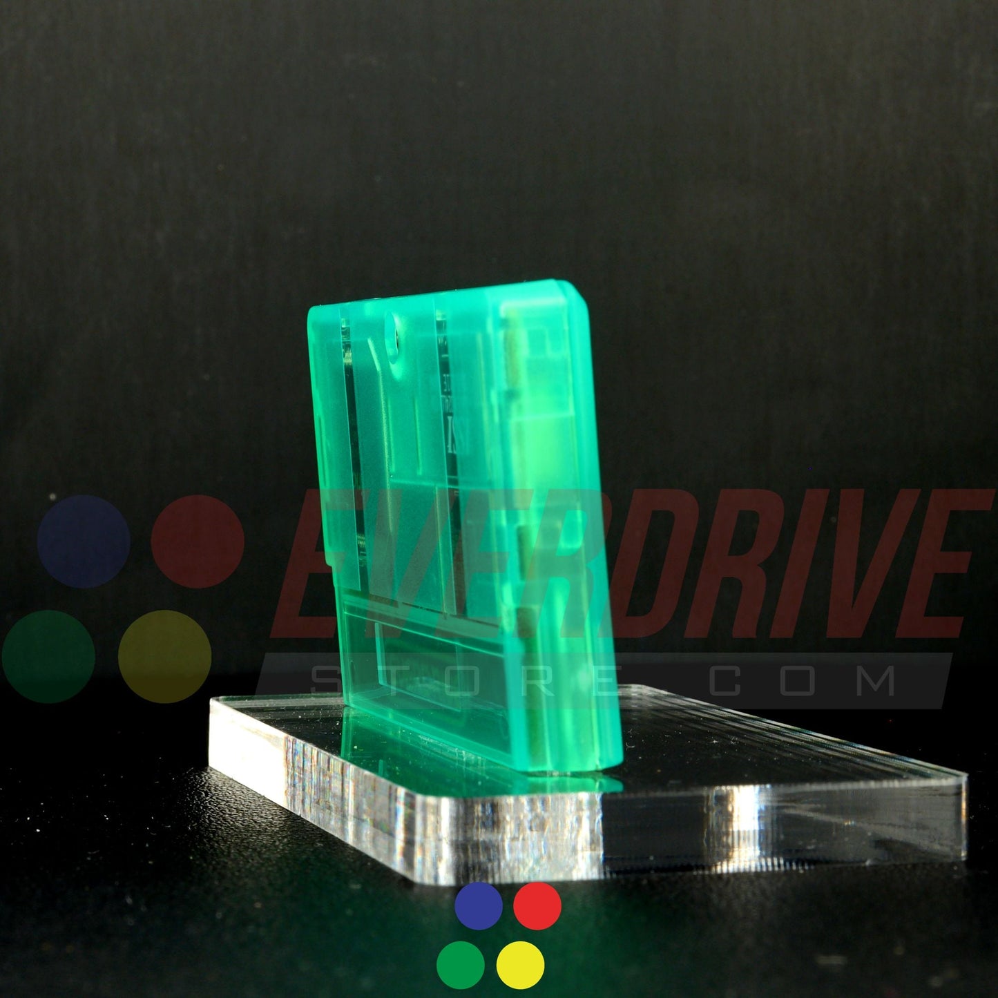 Everdrive GBA Mini - Frosted Green