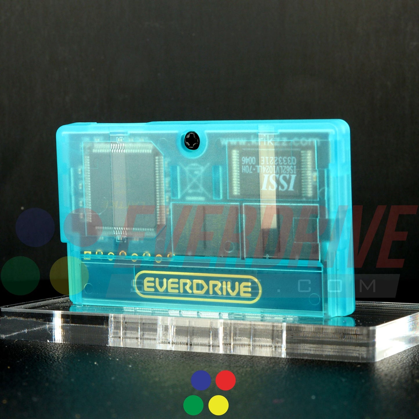 Everdrive GBA Mini - Frosted Turquoise